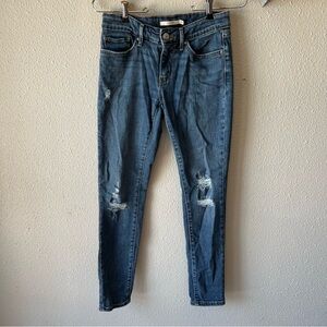 Levi’s 711 Skinny W25 L28 Blue Washed Jeans